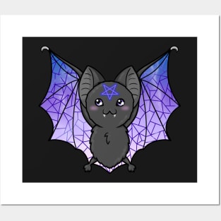 Stained Glass Bat Posters and Art